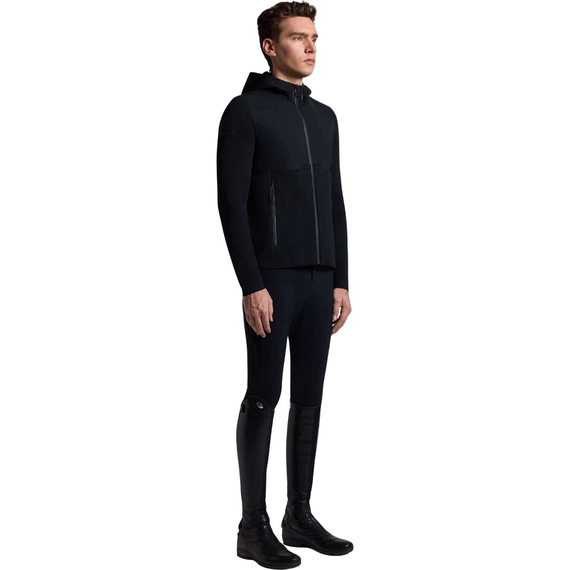 Cavalleria Toscana Jacke Herren Tech Knit FS26, Softshelljacke