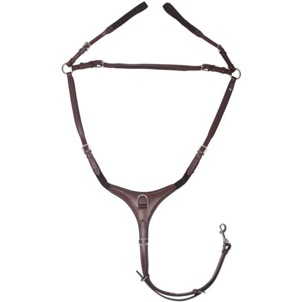 QHP Breastplate Luxury, with Martingale Fork