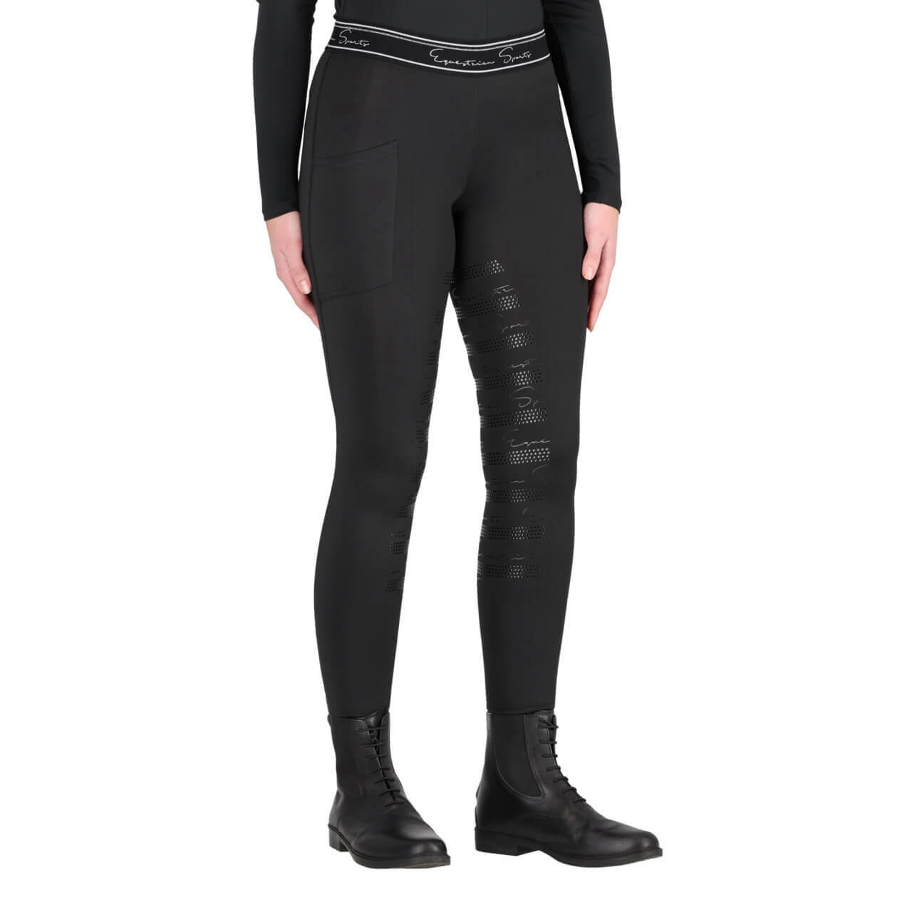 QHP Reitleggings Damen Eden, Vollbesatz, Full-Grip