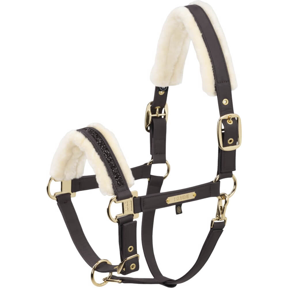 Eskadron Halfter Faux Leather Jewel FF Double Pin Heritage 25/26, Kunstfellhalfter