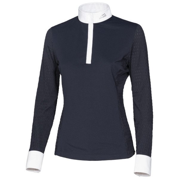 Equiline Shirt Damen Catic HW23, Poloshirt, Turniershirt, langarm