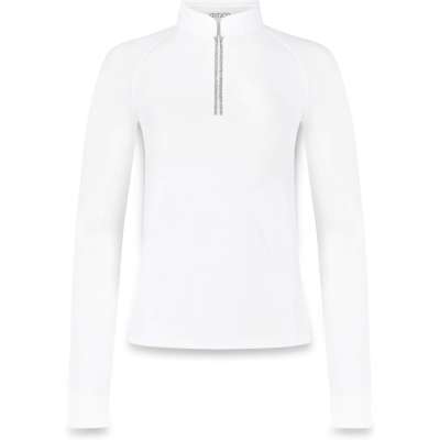Kentucky Riding Wear Turniershirt Damen Classic mit Glitzer-Reißverschluss, langarm