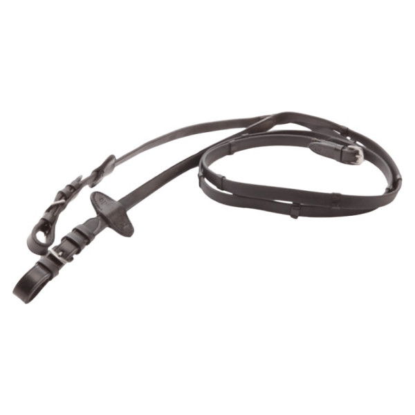 Kavalkade Reins, Web Reins, coated, with Bars