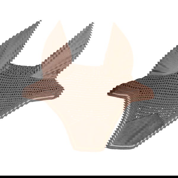 Kentucky Horsewear Fliegenhaube Wellington Velvet, Fliegenmütze, Fliegenohren, Soundless