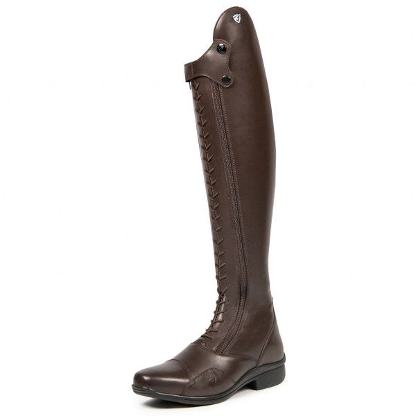 Tonics Riding Boot Solar, Leather Riding Boots, Dressage Boots, Women's, dark brown