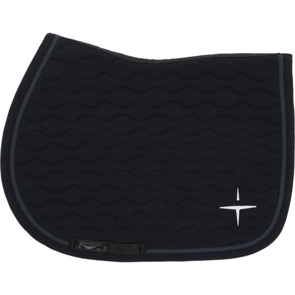 Trolle Saddle Pad Wave Tech-Jersey with Binding, Jumping Saddle Pad