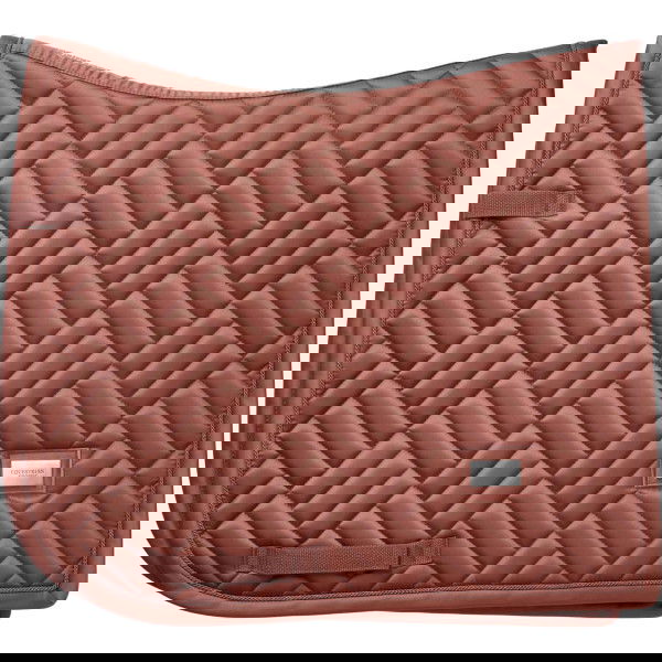 Equestrian Stockholm Saddle Pad Modern Coral, Dressage Saddle Pad