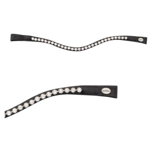 Kavalkade Browband Cortica Strass, curved, vegan