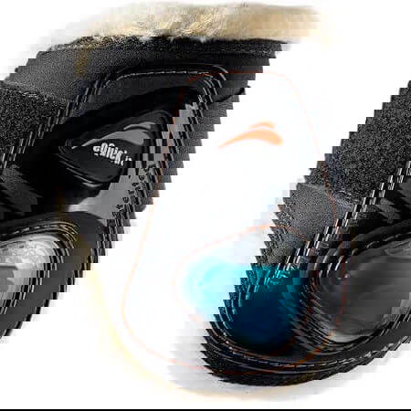 eQuick Streichkappen eShock Velcro Fluffy, mit Kunstfell