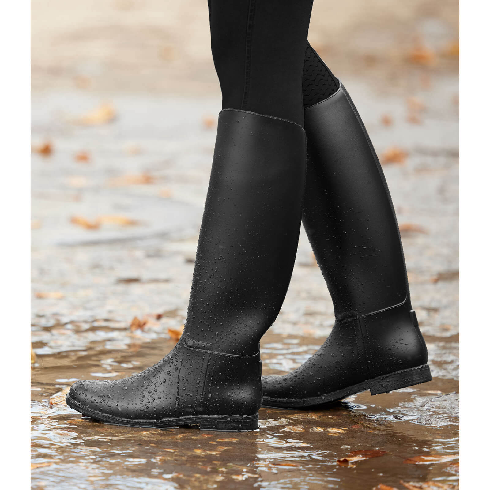 Rubber riding boots women's on sale