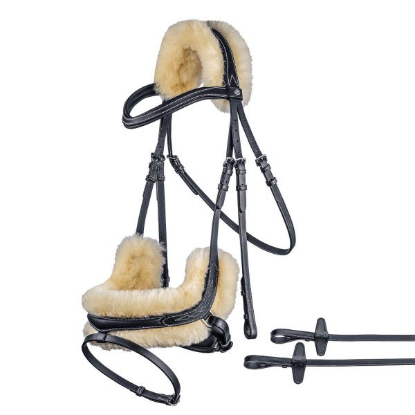 Sunride Bridle Oxford, Swedish Combined, with Reins
