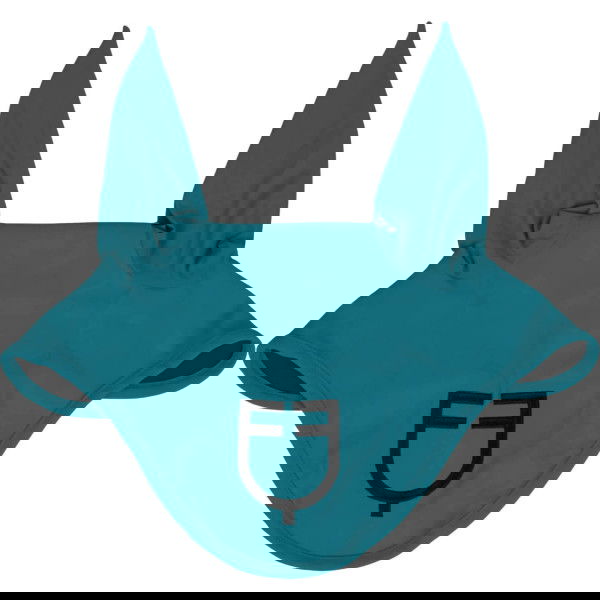 Equestro Fly Bonnet Stretch with Logo, Fly Cap, Fly Ears