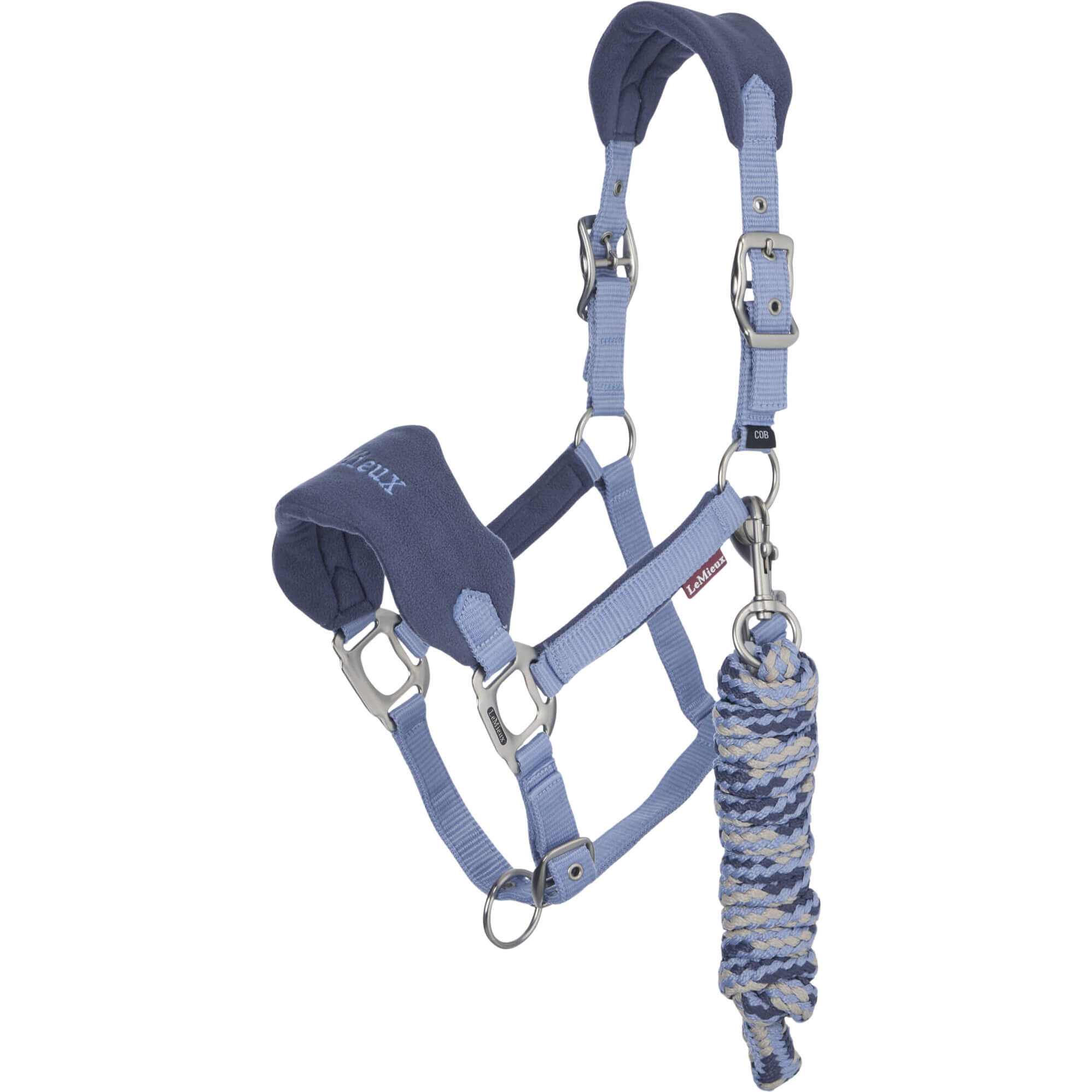 LeMieux Halfter Set Vogue FS26, Nylonhalfter, mit Führstrick