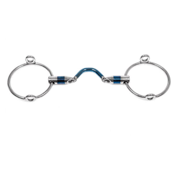 Trust Loose Ring Gag, Sweet Iron, Wideport Segundo, Bit, with Tongue Clearance