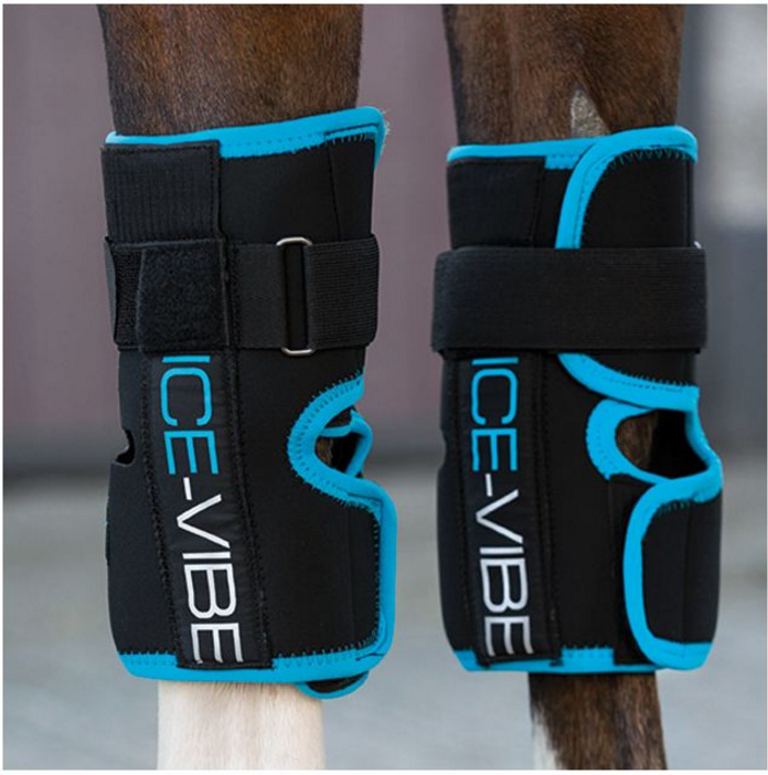 skako vibration deutschland Horseware Gamaschen Ice-Vibe Knee Wrap