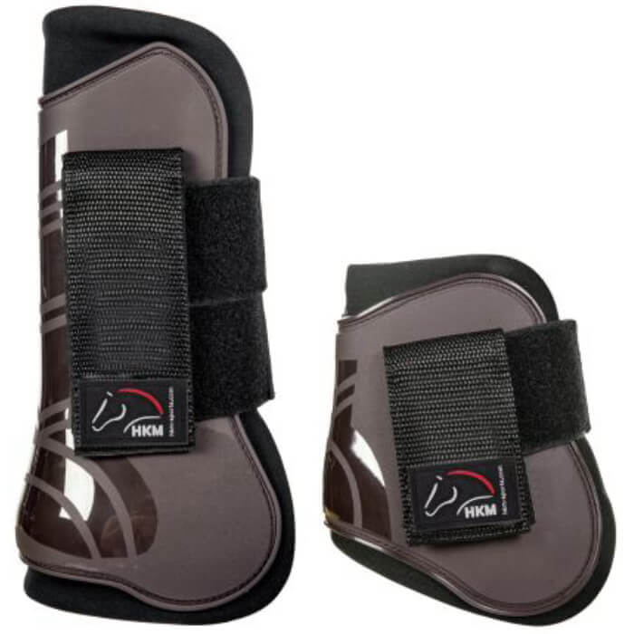 HKM Gamaschen und Streichkappen Set Genua, Springgamaschen, 4er Set