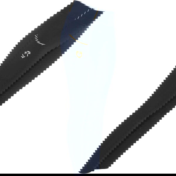 Equestro Reitleggings Mädchen Fleece Lining, Vollbesatz, Full-Grip, High Waist, Winterrreitleggings