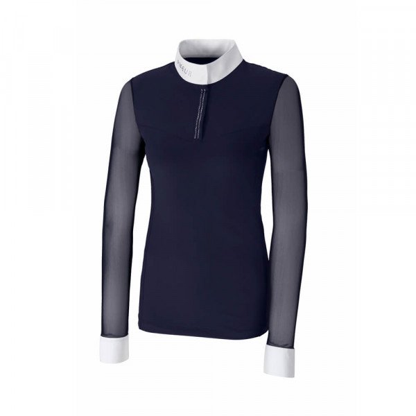 Pikeur Women's Competition Shirt with Mesh 1/1 Arm, long-sleeved