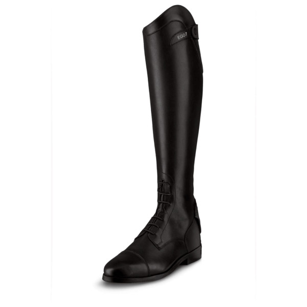 Ego7 Reitstiefel Orion, Lederreitstiefel, Damen, Herren, Schwarz