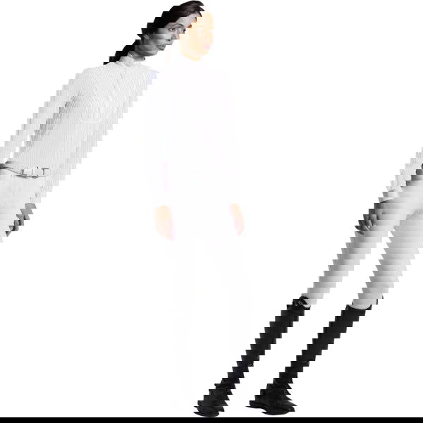 Cavalleria Toscana Women's Competition Shirt Stripes FW25, long-sleeved