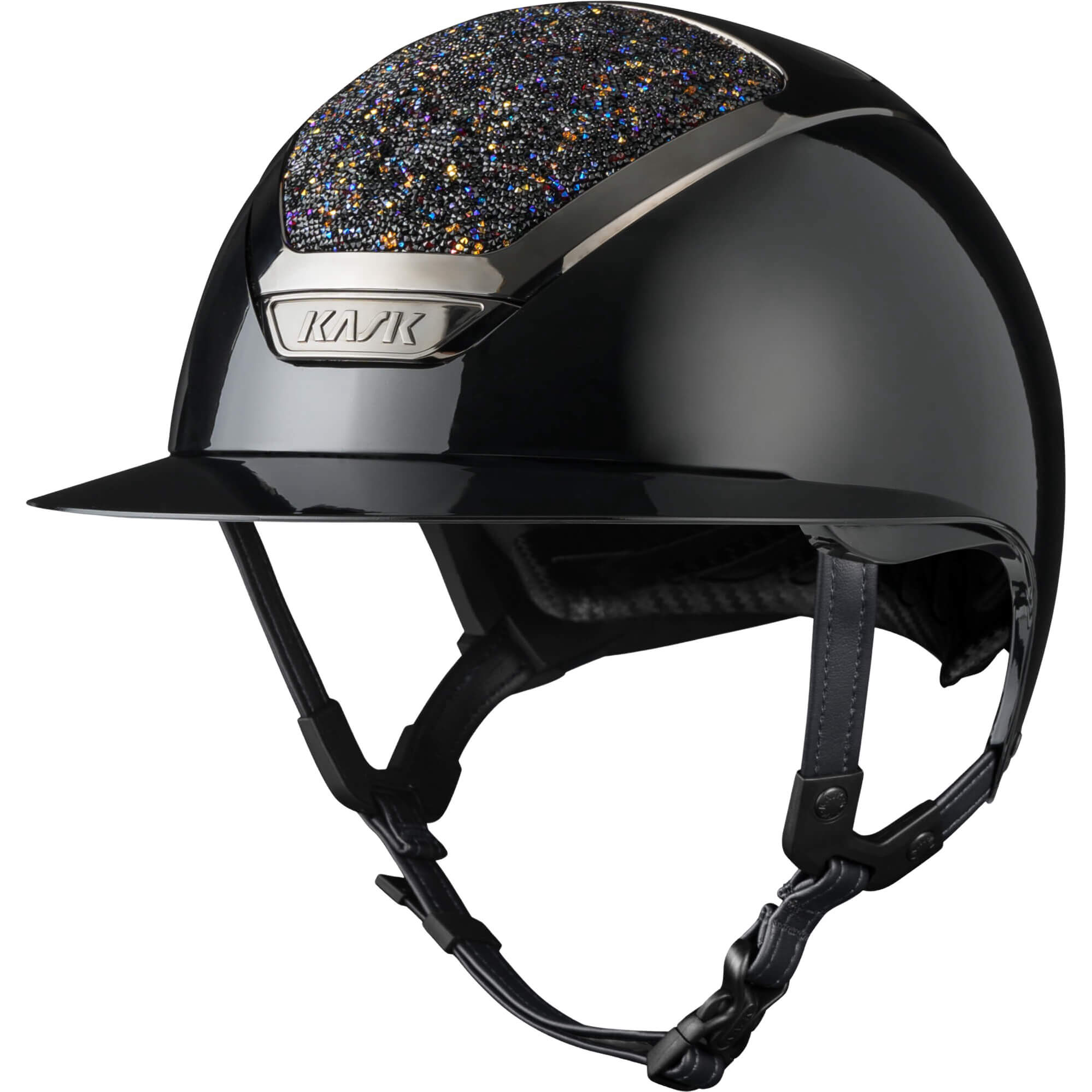 Kask Riding Helmet Star Lady Pure Shine Crystals Midnight Volcano