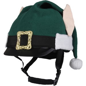 QHP Reitkappenüberzug Weihnachten, Reithelmüberzug QHP Reitkappenüberzug Weihnachten, Reithelmüberzug