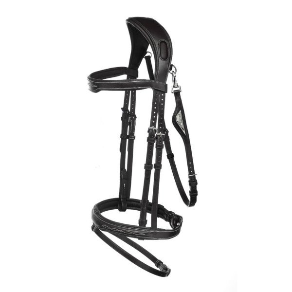 Equiline Bridle BJ301, Combined Noseband