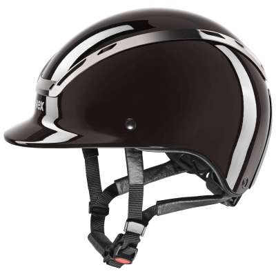 Uvex Riding Helmet Exxeed Shiny Chrome