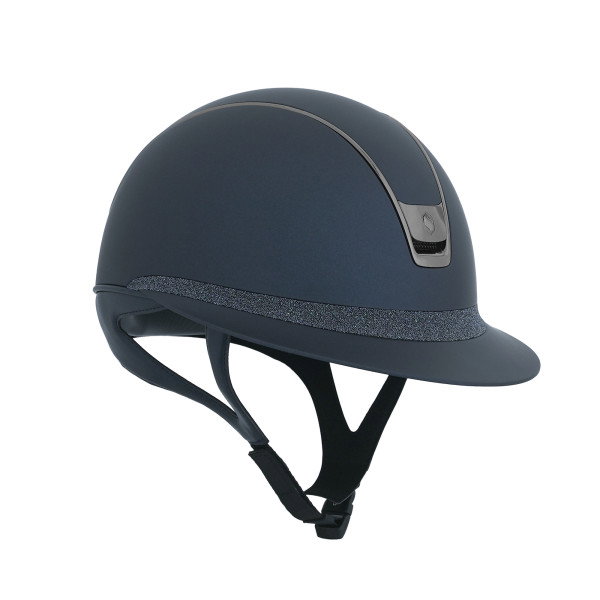 Samshield Reithelm MS 2.0 SM, FB Crystal Fabric Swarovski Paradise Shine, Trim + Blason Black Chrome