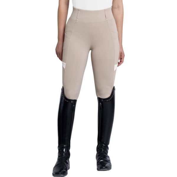 Maximilian Equestrian Reitleggings Damen Tech, Vollbesatz, Full-Grip, High Waist