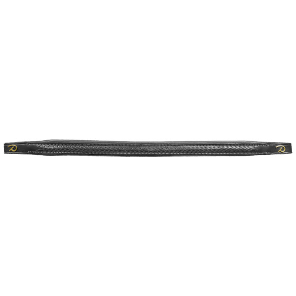 Dyon Stirnriemen Straight Plaited DC, Leder, gerade, geflochten