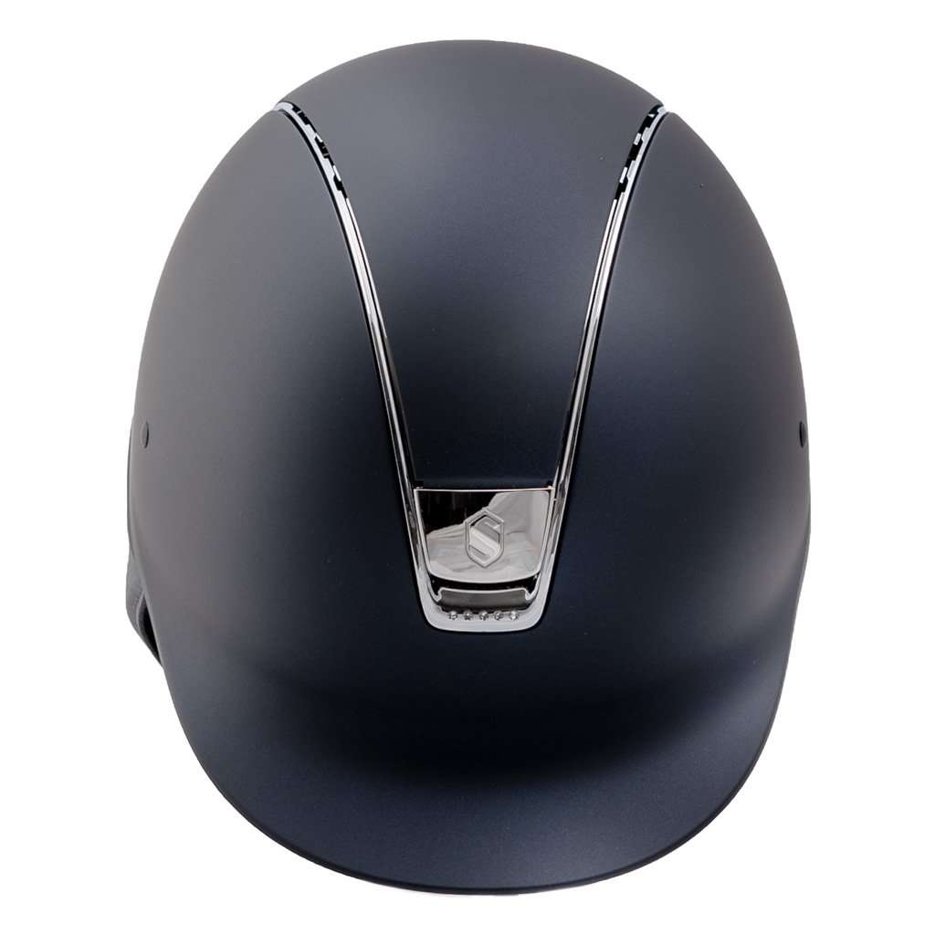 Samshield Reithelm Classic SM, Dressurausschnitt, Trim + Blason  