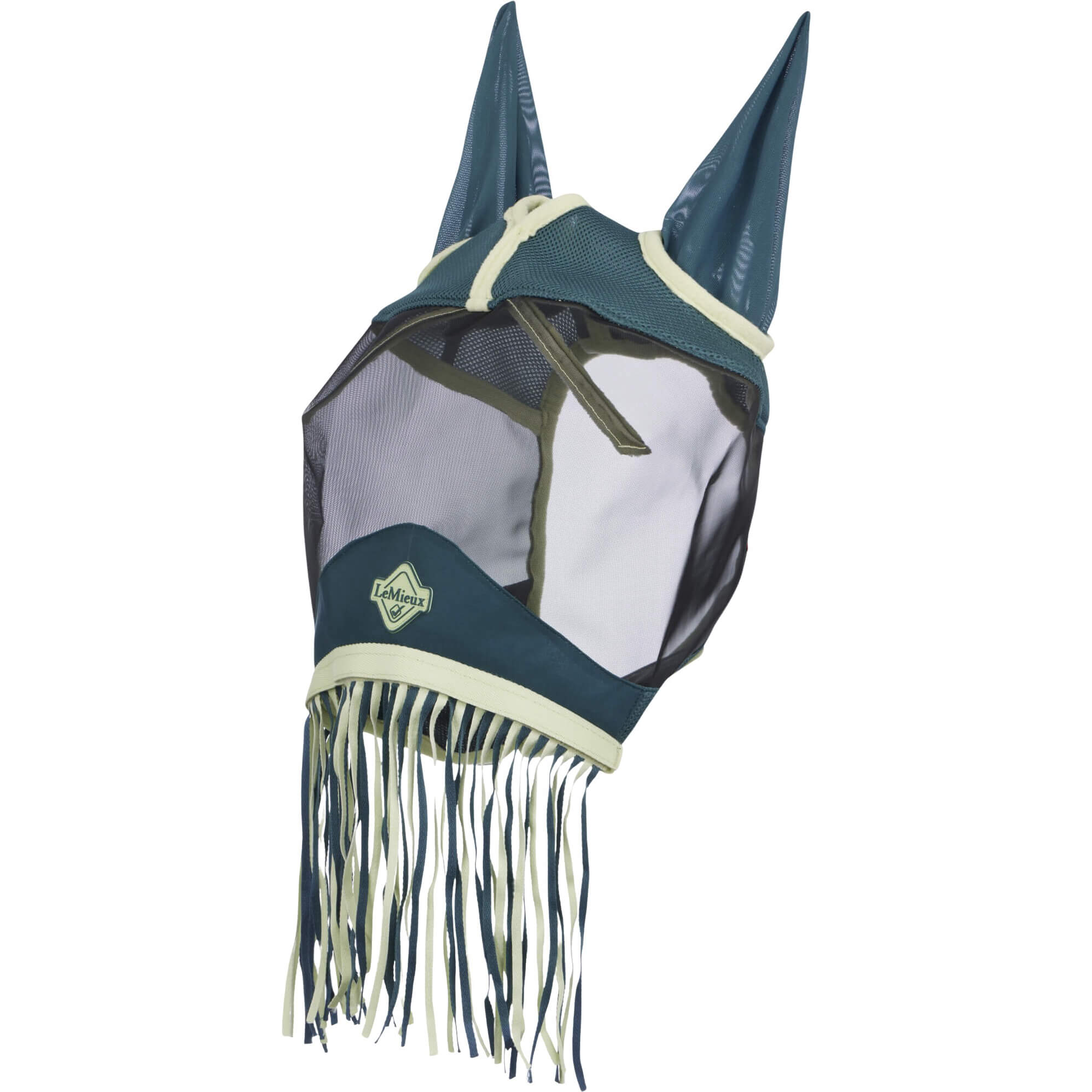 LeMieux Fliegenmaske Fringe FS26, mit Ohrenschutz, mit Fransen, UV-Schutz