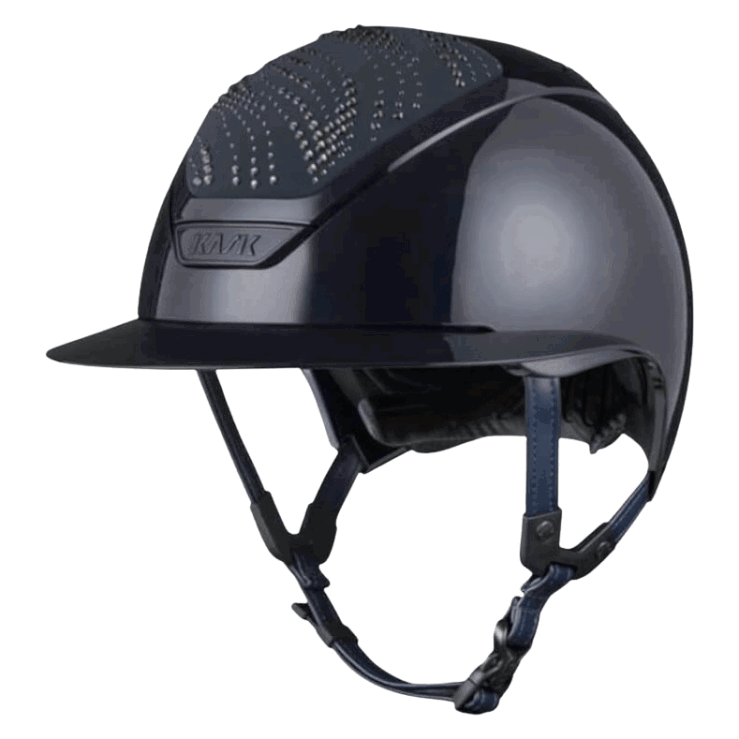 Kask Reithelm Star Lady Pure Shine Swarovski Flow