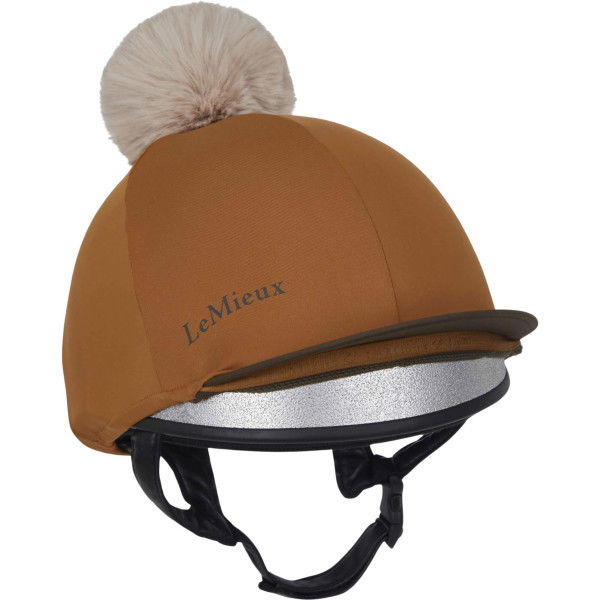 LeMieux Pom Hat Silk FW24, Riding Helmet Protector