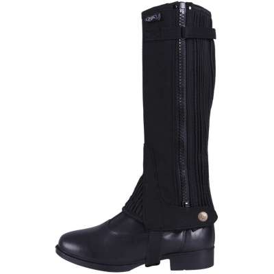 Q-essentials Chaps Kinder Suede, Reitchaps, Kunstleder, Damen, Herren