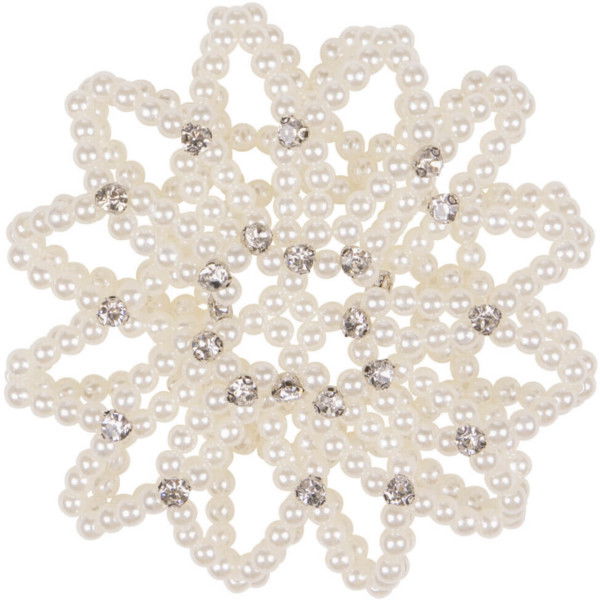 QHP Hairnet Pearl, with Rhinestones