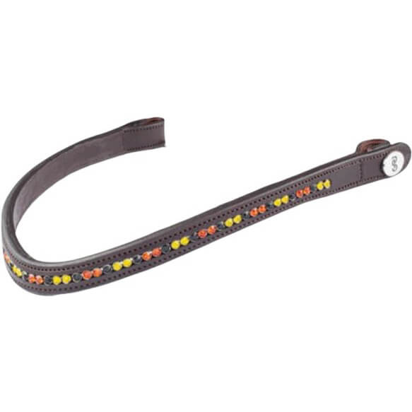 PS of Sweden Browband National Team Black Red Yellow, Curved