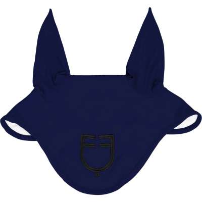 Equestro Fly Bonnet Stretch with Logo, Fly Cap, Fly Ears