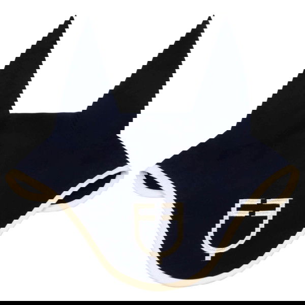 Equestro Fly Bonnet Wave Quiliting, Fly Cap, Fly Ears, Noise Reducing