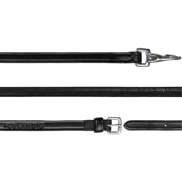 Dyon Rubber Reins IC with Snap Hook