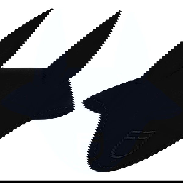 Equestro Fly Bonnet Technical Fabric with Logo, Fly Cap, Fly Ears