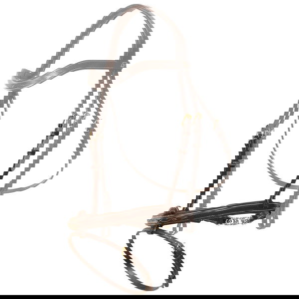 Dyon Interchangeable Noseband DC, English Combined, with Chin Chain