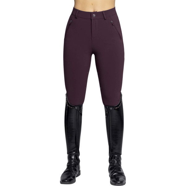 Maximilian Equestrian Women's Riding Breeches Geo, Full Seat, Full-Grip, High Waist