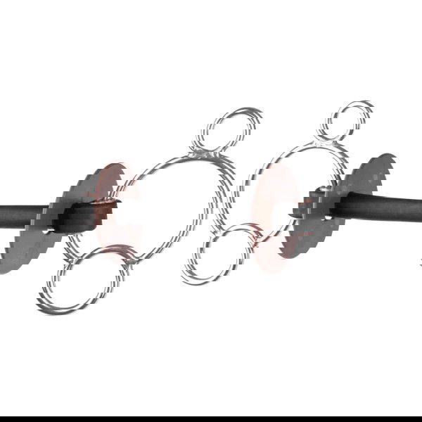 Beris 3-Ring Gebiss PURE, Stangengebiss, extra soft, mit losen Gebissscheiben