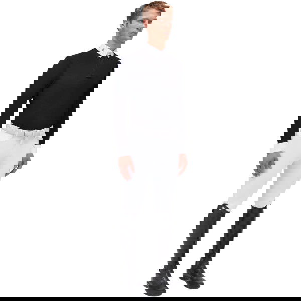 Cavalleria Toscana Turniershirt Herren L/S, Turnierhemd, langarm