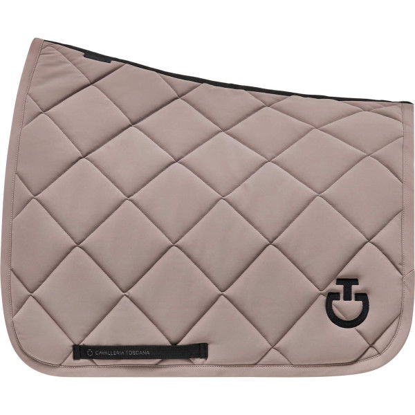 Cavalleria Toscana Saddle Pad Diamond Quilted Jersey FW24, Dressage Saddle Pad