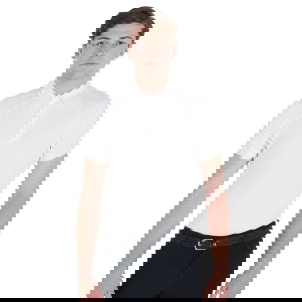 Equestro Turniershirt Herren, Turnierpolo, kurzarm