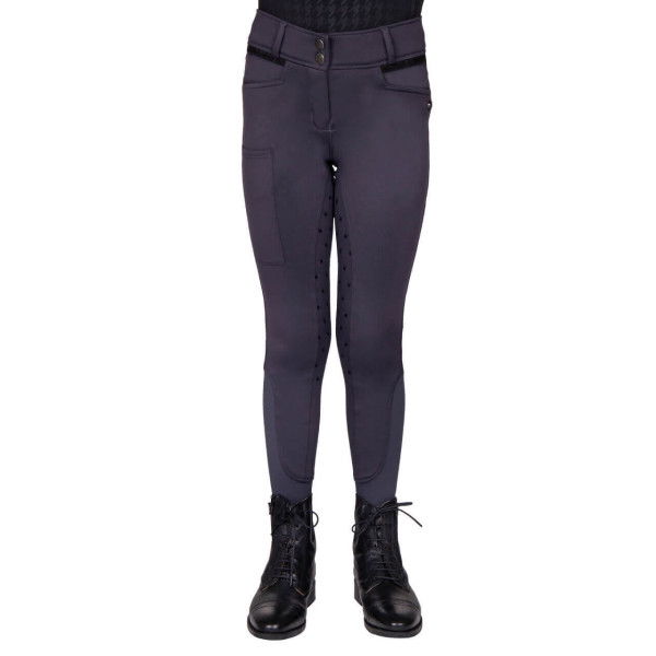 QHP Kids Riding Breeches Fayen FW24, Full Seat, Full-Grip