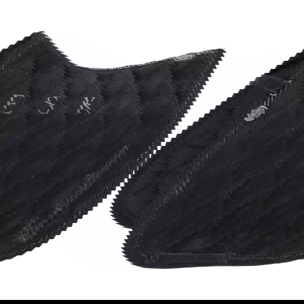Eskadron Saddle Pad Velours Crystal Platinum FW25, Dressage Saddle Pad